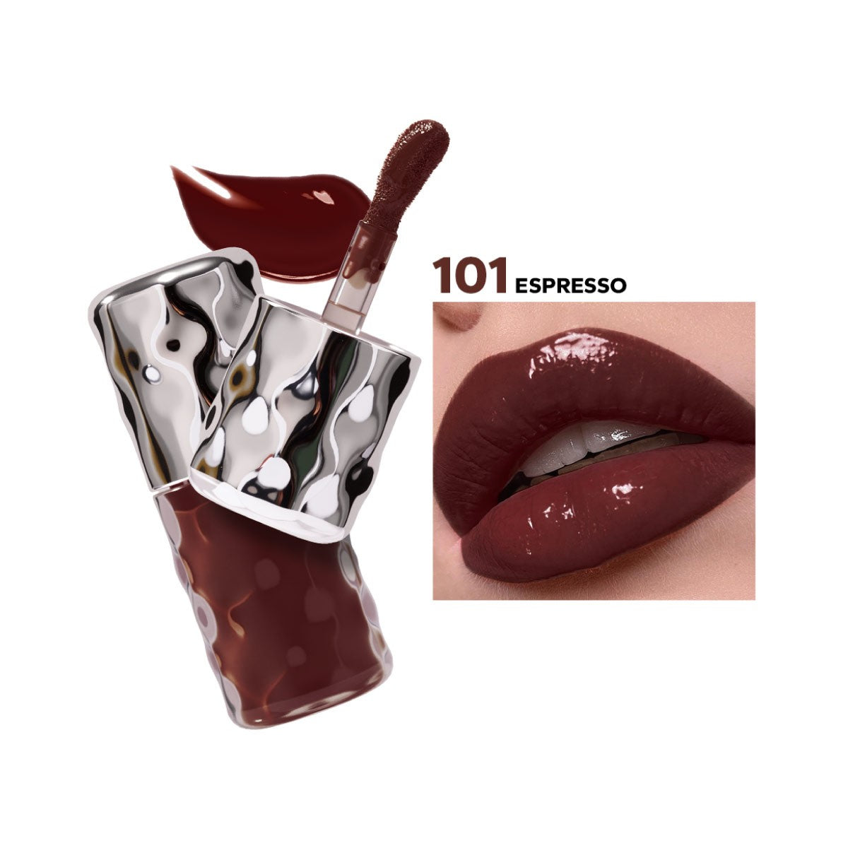 Beauty Glazed Volume Plumping Lip Gloss - 101 ESPRESSO