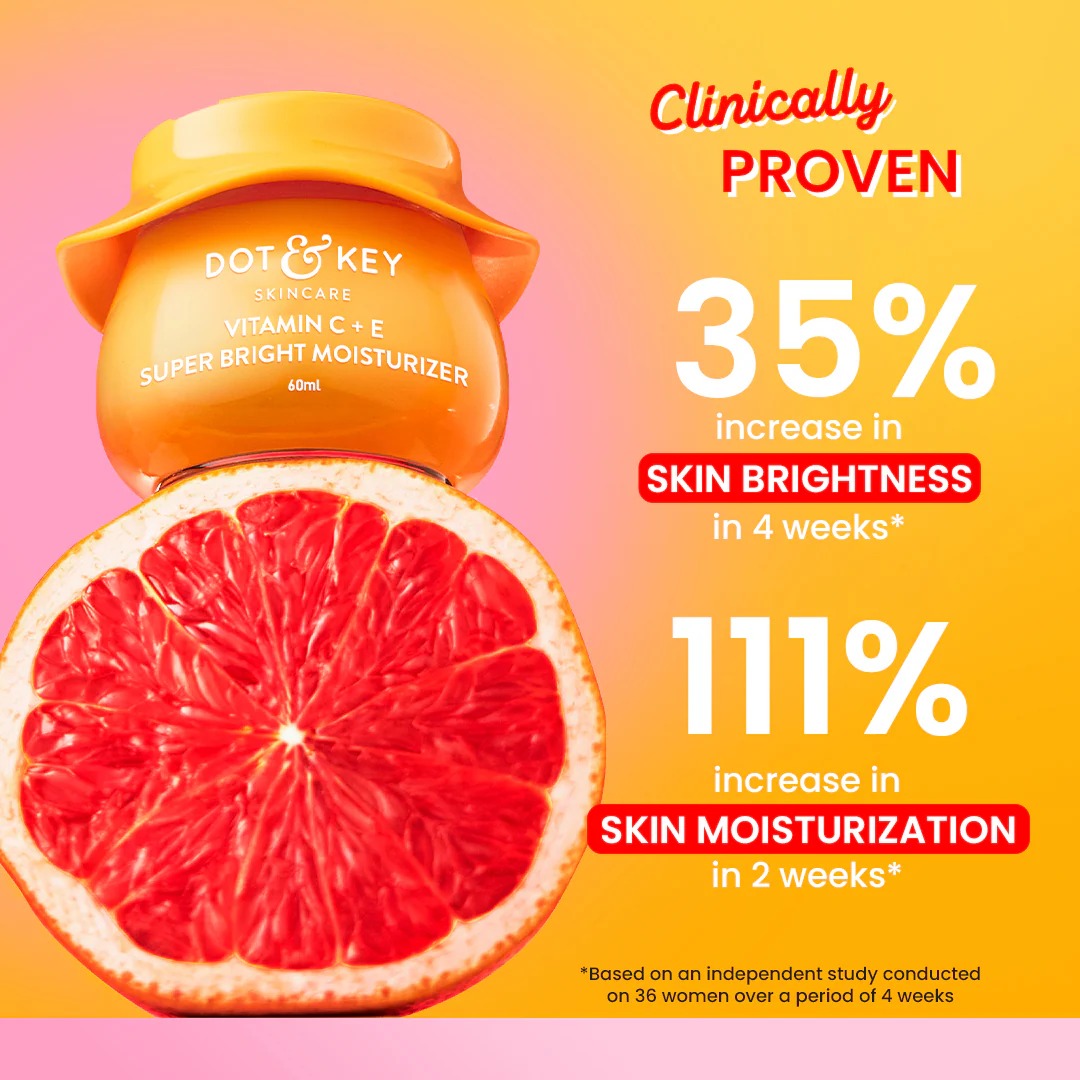 Dot & Key Vitamin C + E Moisturizer for Glowing Skin (60ml)