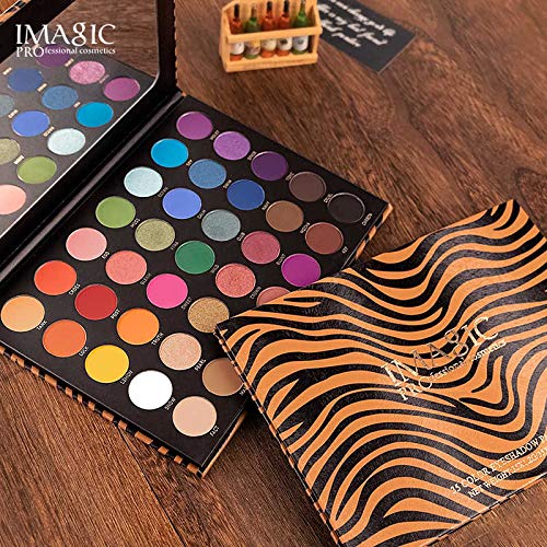 IMAGIC PROfessional Zebra Pattern 35 Colors Eyeshadow Palette