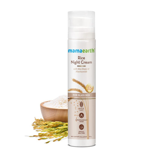 Mamaearth Rice Night Cream (50g)