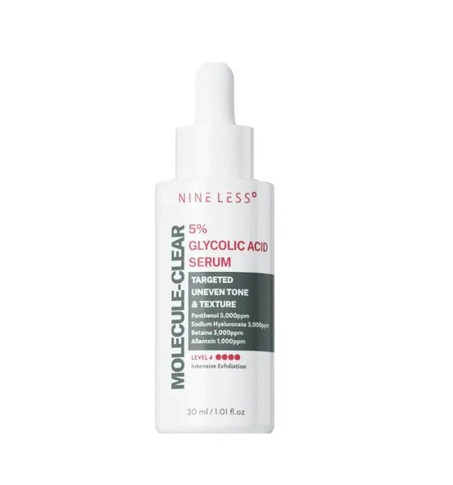 NINELESS Molecule- Clear 5% Glycolic Acid Serum 30ml