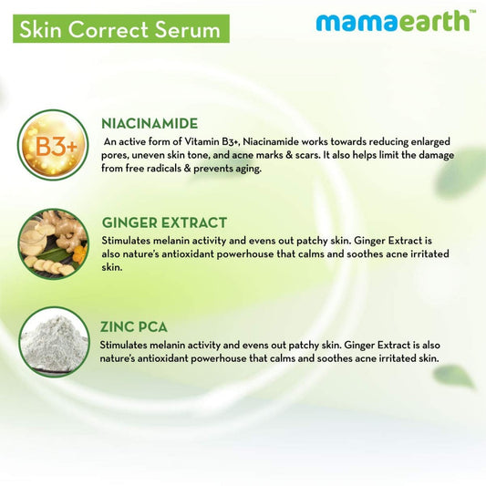 Mamaearth Skin Correct Face Serum (30ml)