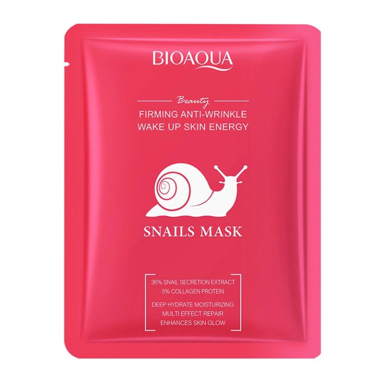 BIOAQUA Anti-Wrinkle Snail Facial Sheet Mask