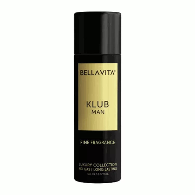 Bella Vita KLUB Man Fine Fragrance Luxury Body Spray (150ml)