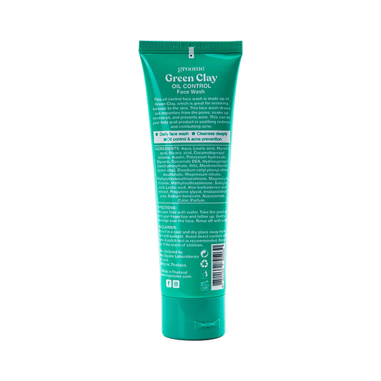 Groome Green Clay Oil Control Face Wash (100ml)