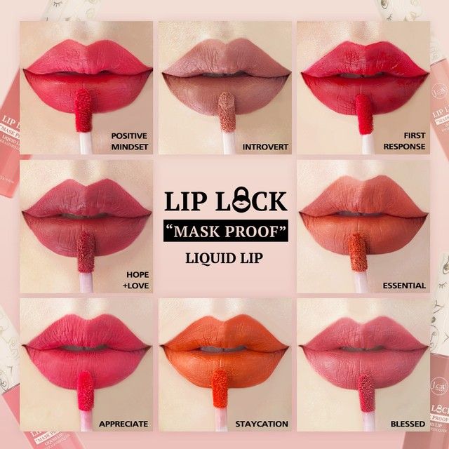 J.Cat Lip Lock Mask Proof Liquid Lipstick-Positive Mindset