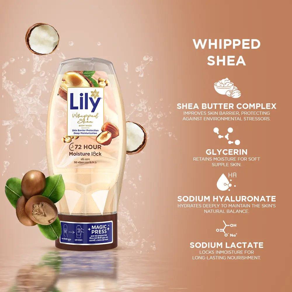Lily Whipped Shea Body Wash