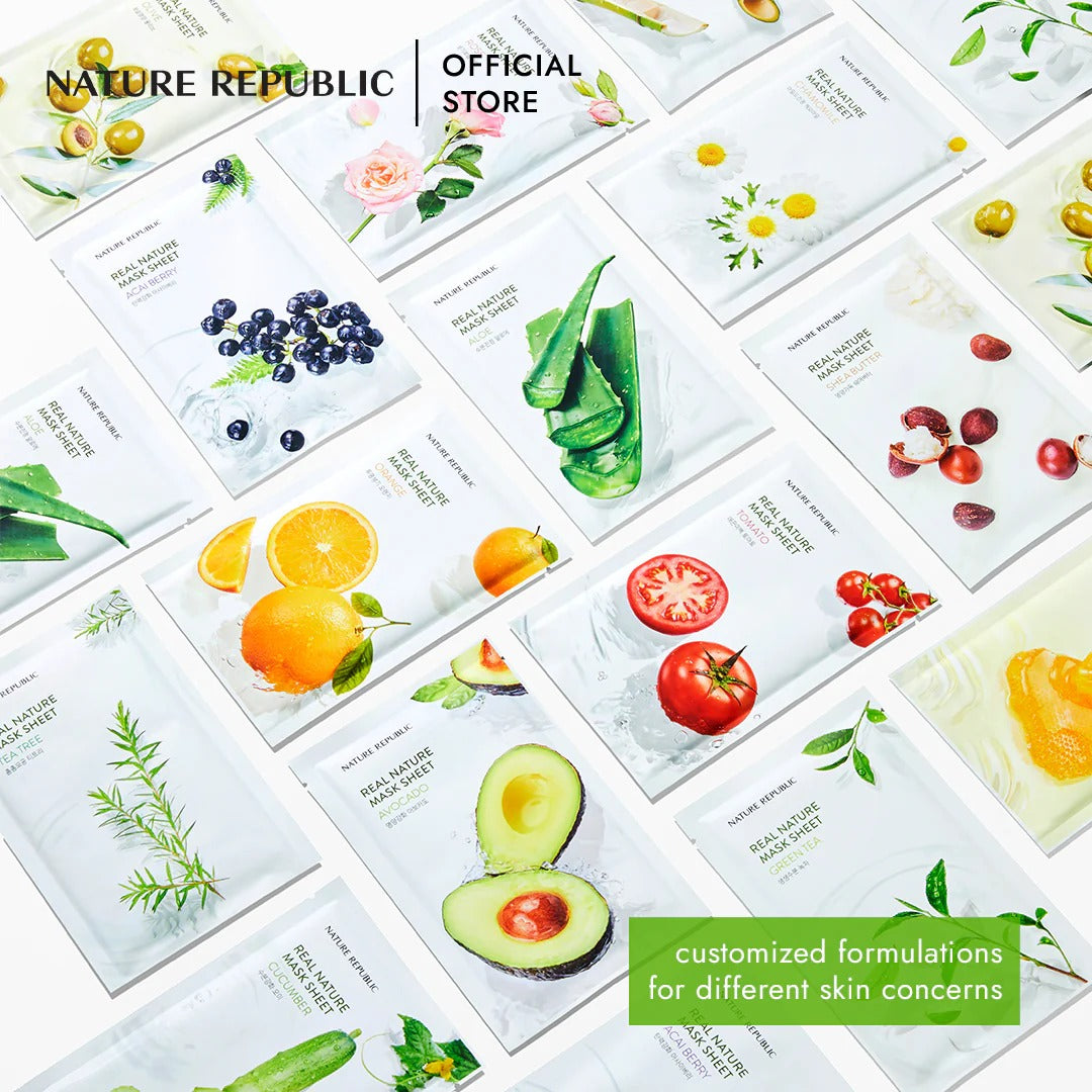 Nature Republic Real Nature Acai Berry Sheet Mask (23ml)