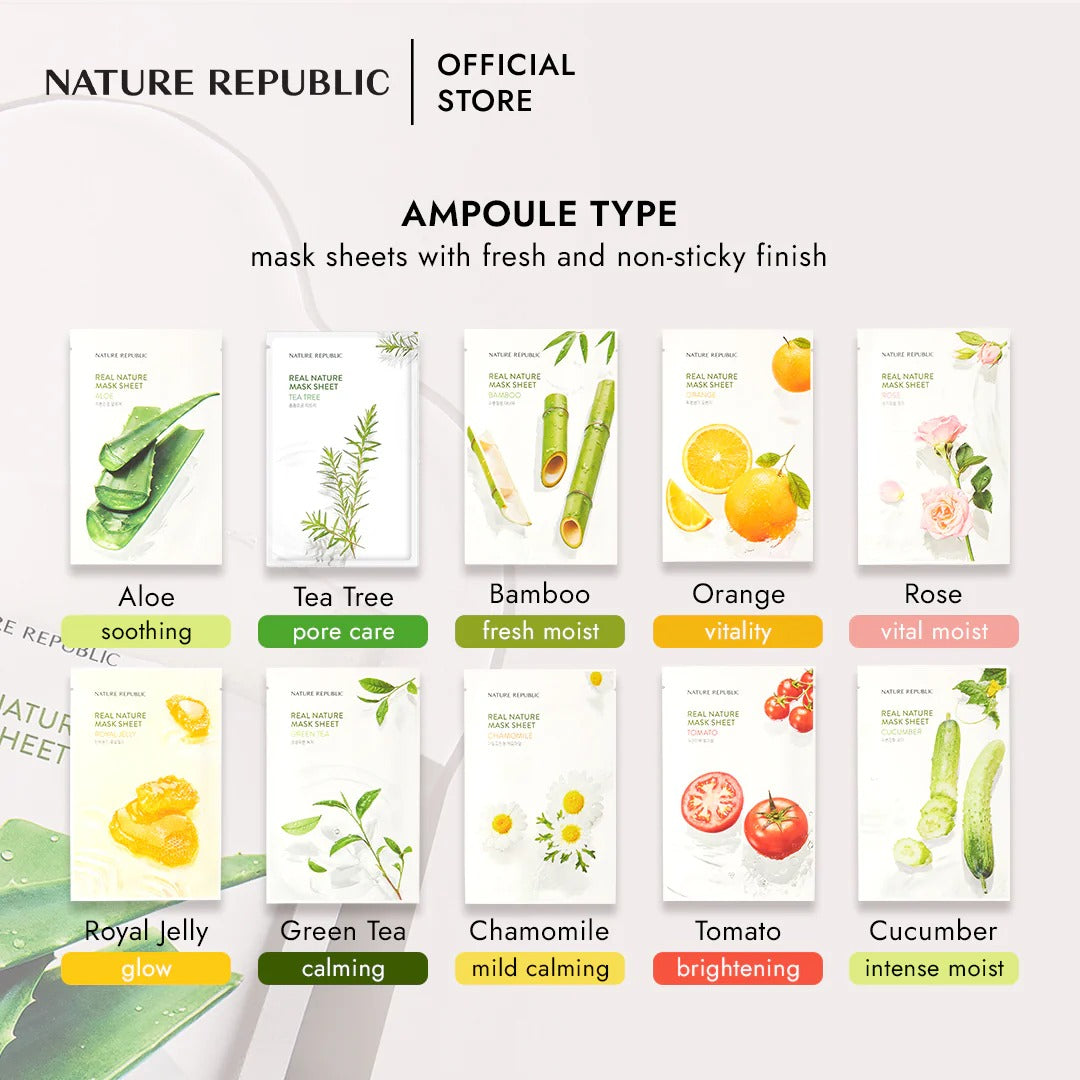 Nature Republic Real Nature Orange Sheet Mask (23ml)