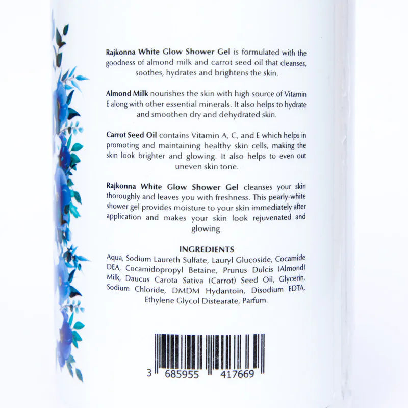Rajkonna White Glow Shower Gel (330ml)
