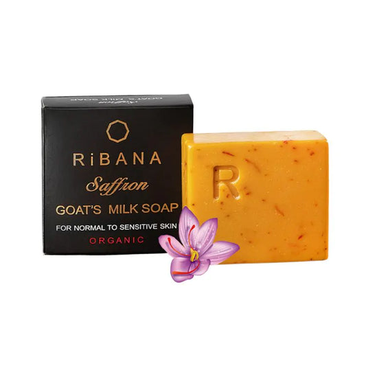 RiBANA Saffron Goat's Milk Soap (110gm)