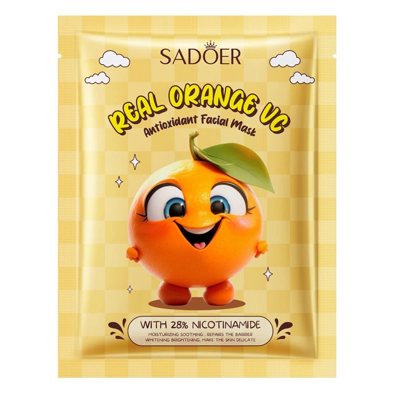 SADOER Real Orange VC Antioxidant Facial Mask - Sheet Mask