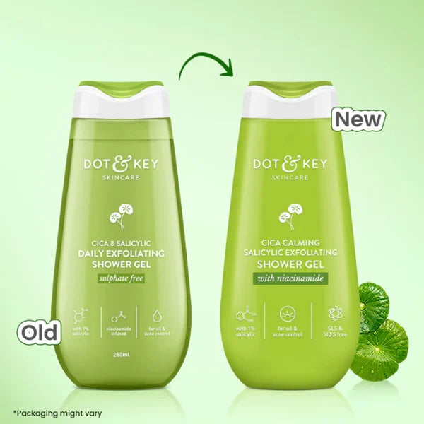 Dot & Key Cica & 1% Salicylic Acid Shower Gel – 250ml
