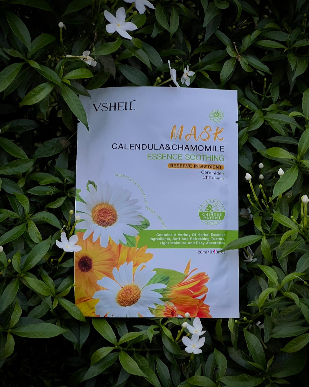 Vshell Calendula & Chamomile Face sheet mask