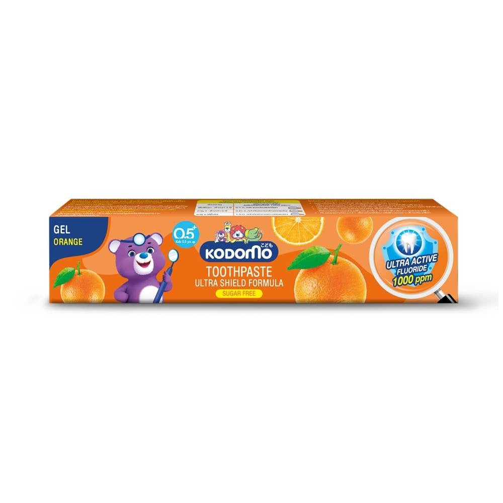 Kodomo Ultrashield Fluoride Toothpaste- Gel Orange (40gm)