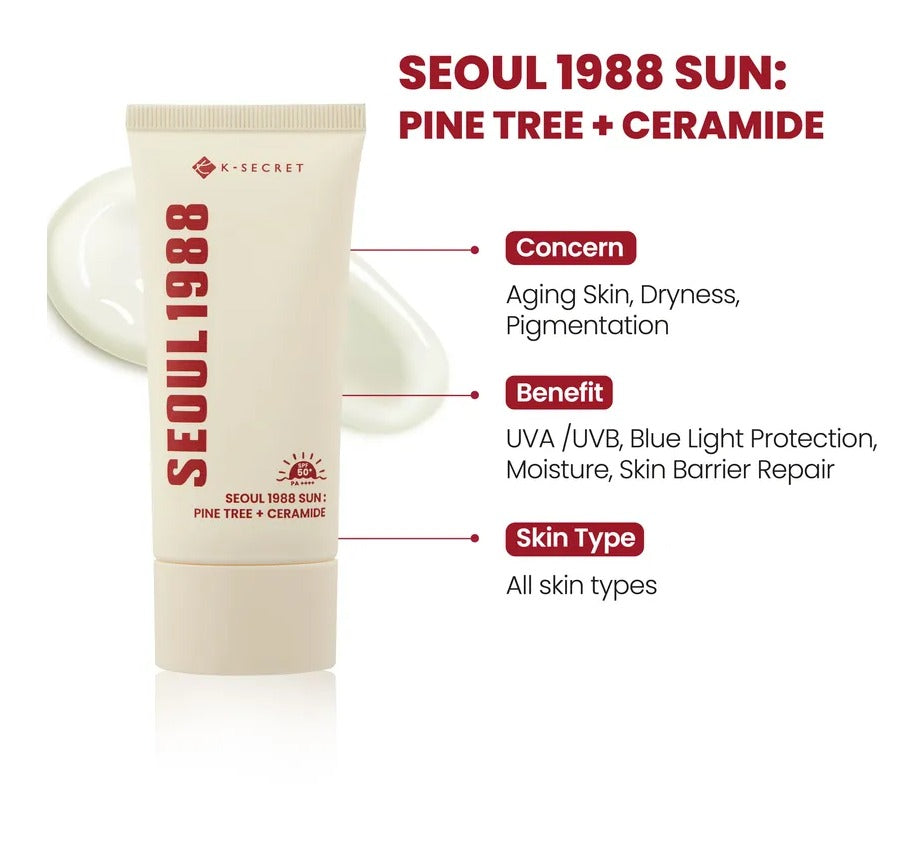K-SECRET-SEOUL 1988 Sun:Pine Tree + Ceramide (50ml)