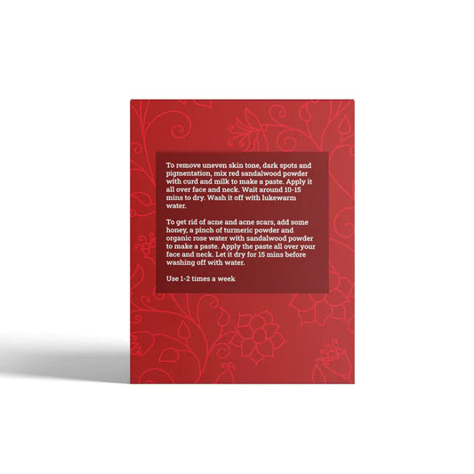 Rajkonna 100% Natural & Organic Red Sandalwood Powder (25gm)