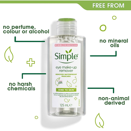 Simple Kind To Skin Eye Make-Up Remover (125ml)
