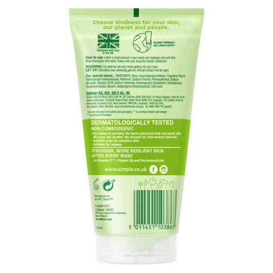 Simple Kind to Skin Refreshing Facial Wash (150ml)
