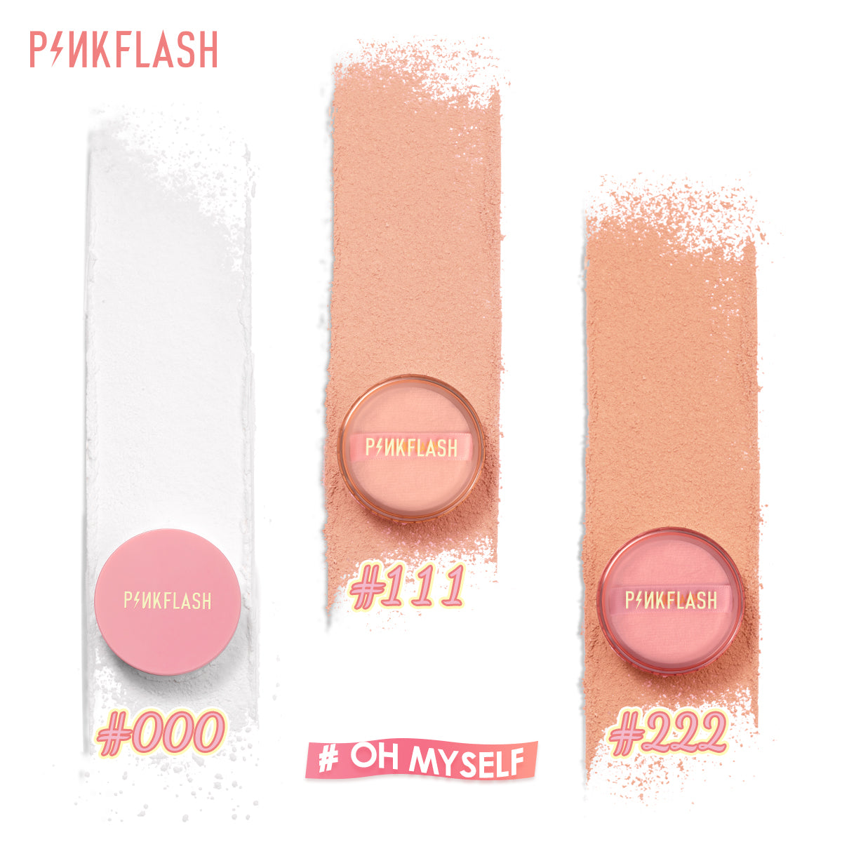 PINKFLASH Lasting Matte Loose Powder - Shade 000