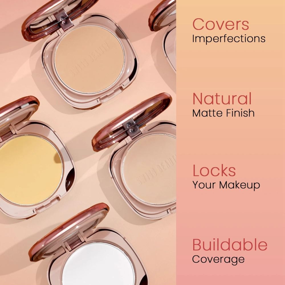 Swiss Beauty Matte & Set Duo Compact - 02 Beige & Translucent (20gm)