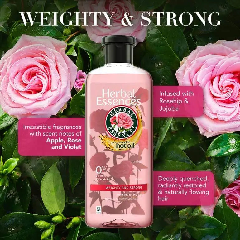 Herbal Essences LRosehip and Jojoba Weighty & Strong Shampoo (400ml)