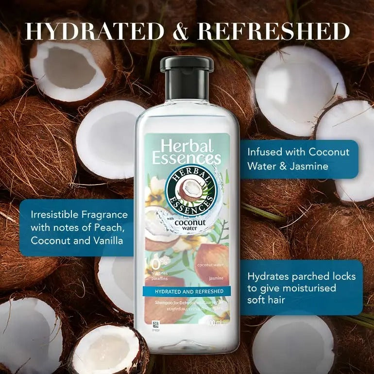 Herbal Essences Hydrating Coconut Water & Jasmine Shampoo (400ml)
