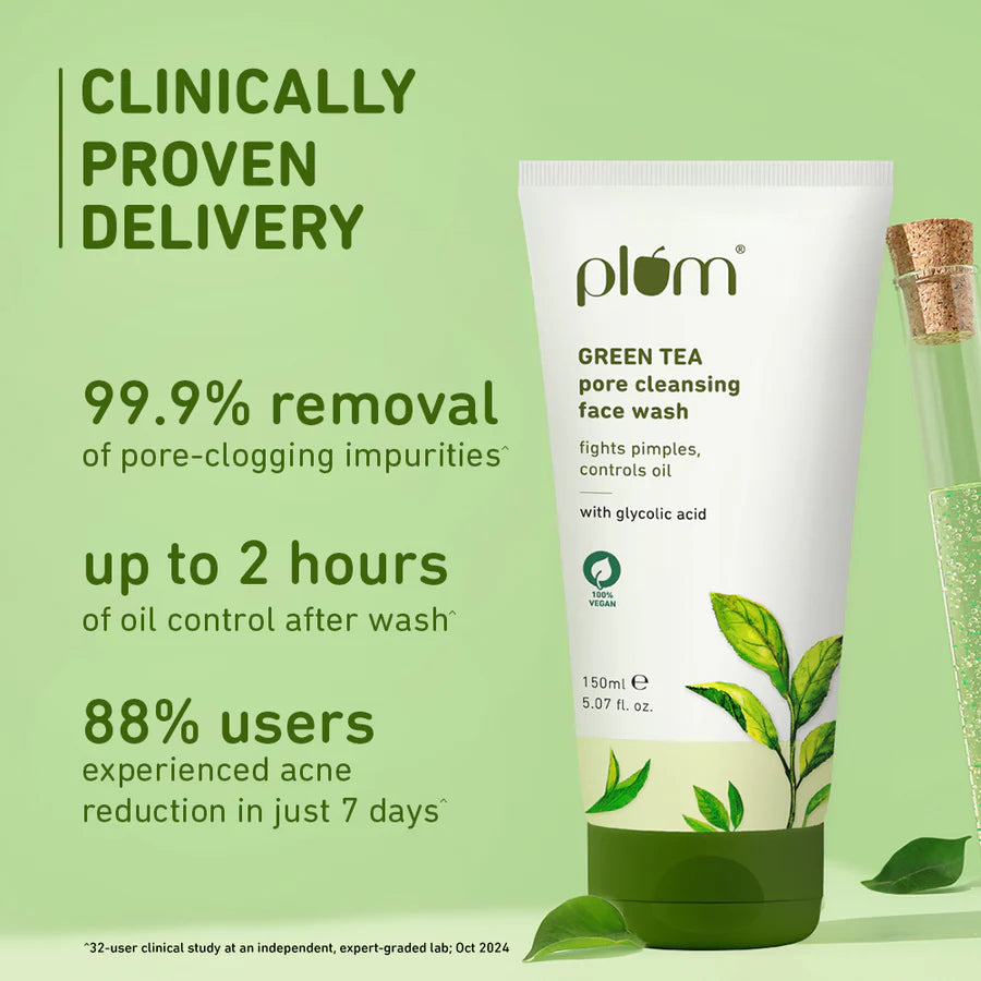 Plum Green Tea Pore Cleansing Face Wash (100ml)