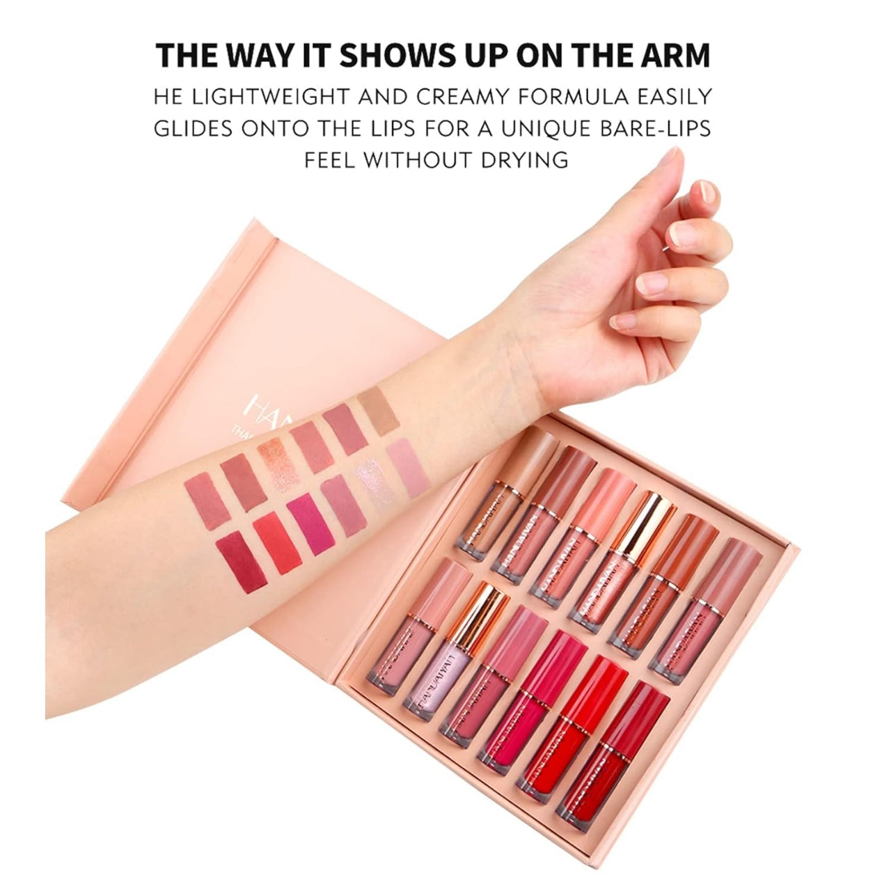 Handaiyan 12 Color Matte Liquid Lipstick Set