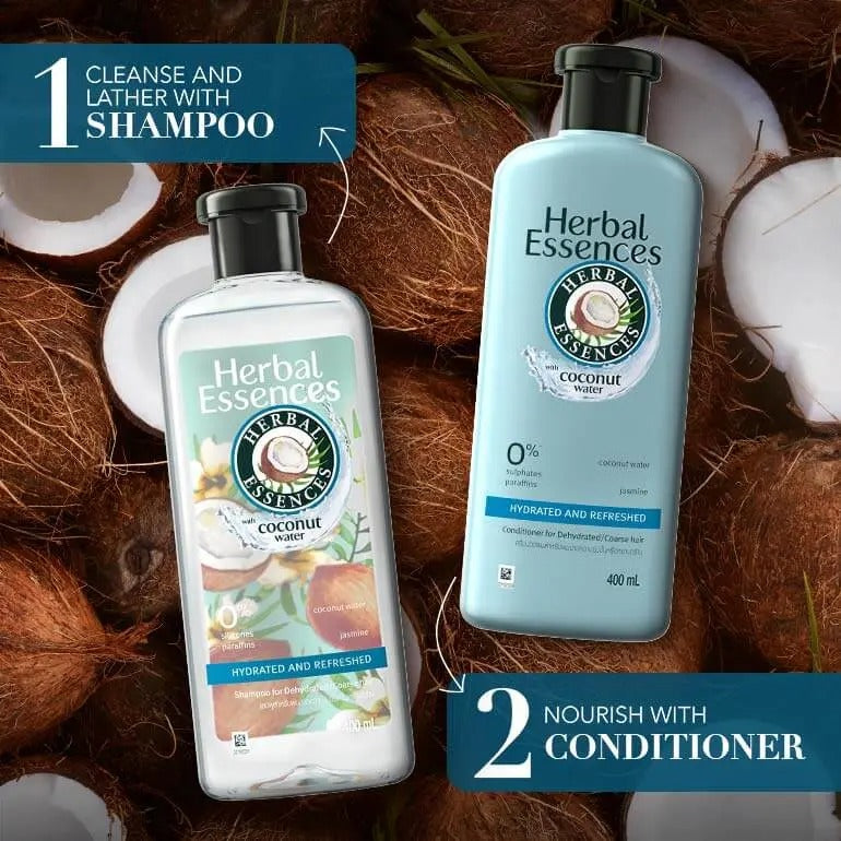Herbal Essences Hydrating Coconut Water & Jasmine Shampoo (400ml)