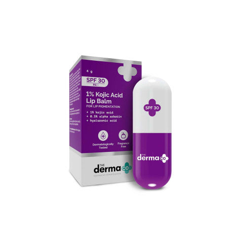 The Derma Co 1% Kojic Acid Lip Balm SPF 30 PA++ (4g)
