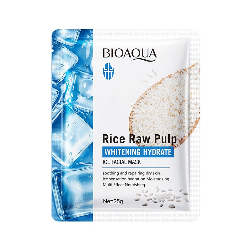 BIOAQUA Rice Raw Pulp Hydrating Ice Facial Sheet Mask