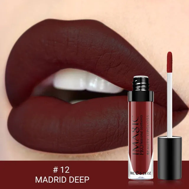 Imagic Beauty Matte Liquid Lipstick-12 (8ml)