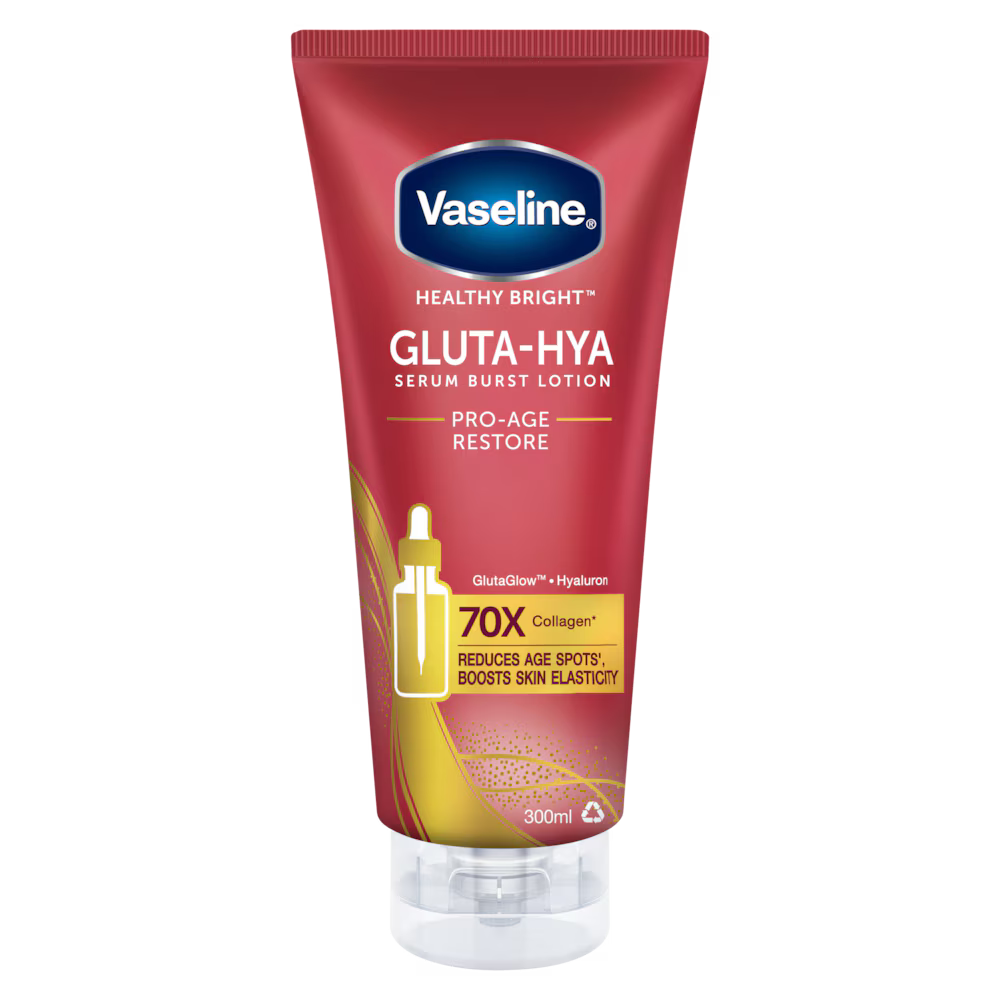 Vaseline Healthy Bright Gluta-HYA Pro Age Restore Serum Burst Lotion