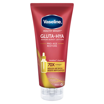 Vaseline Healthy Bright Gluta-HYA Pro Age Restore Serum Burst Lotion