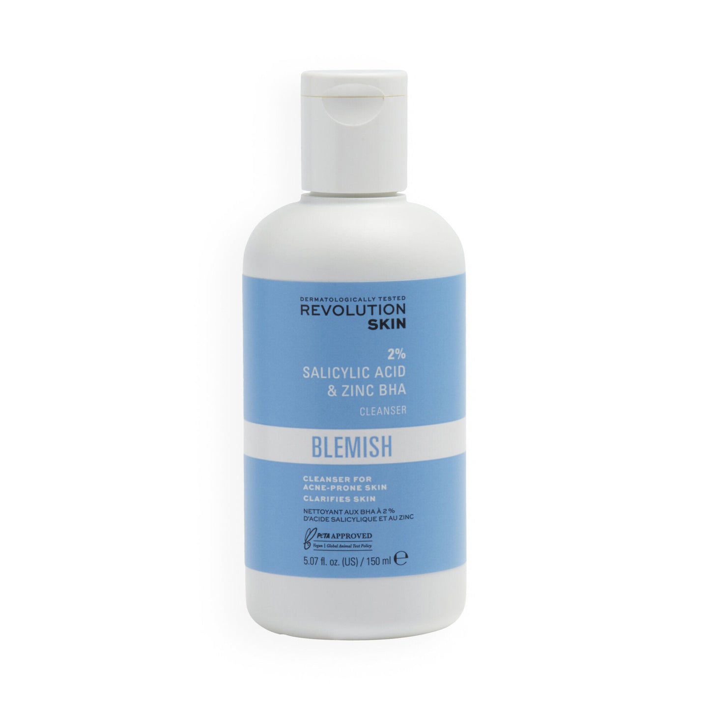 Revolution 2% Salicylic Acid & Zinc BHA Anti Blemish Cleanser (150ml)
