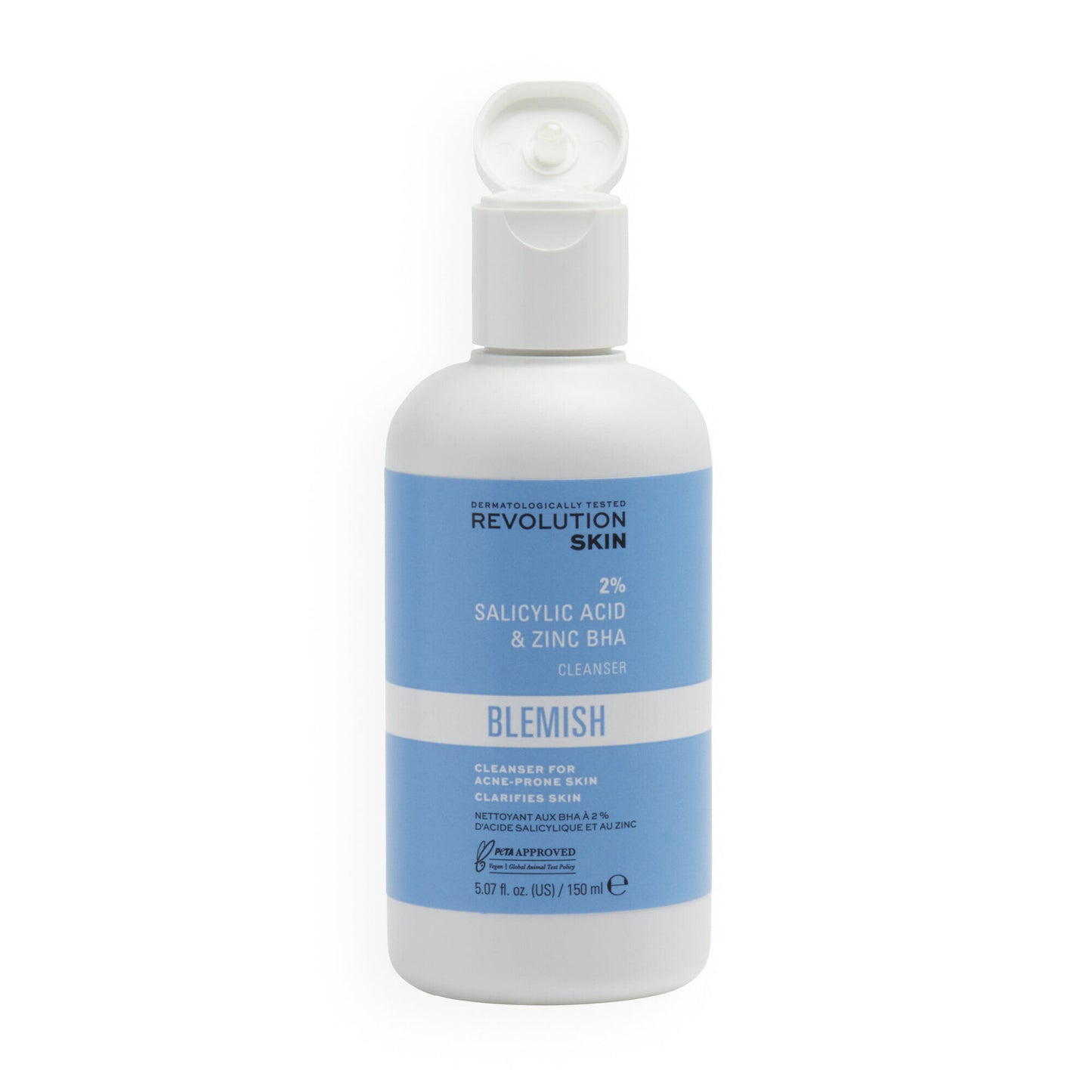 Revolution 2% Salicylic Acid & Zinc BHA Anti Blemish Cleanser (150ml)