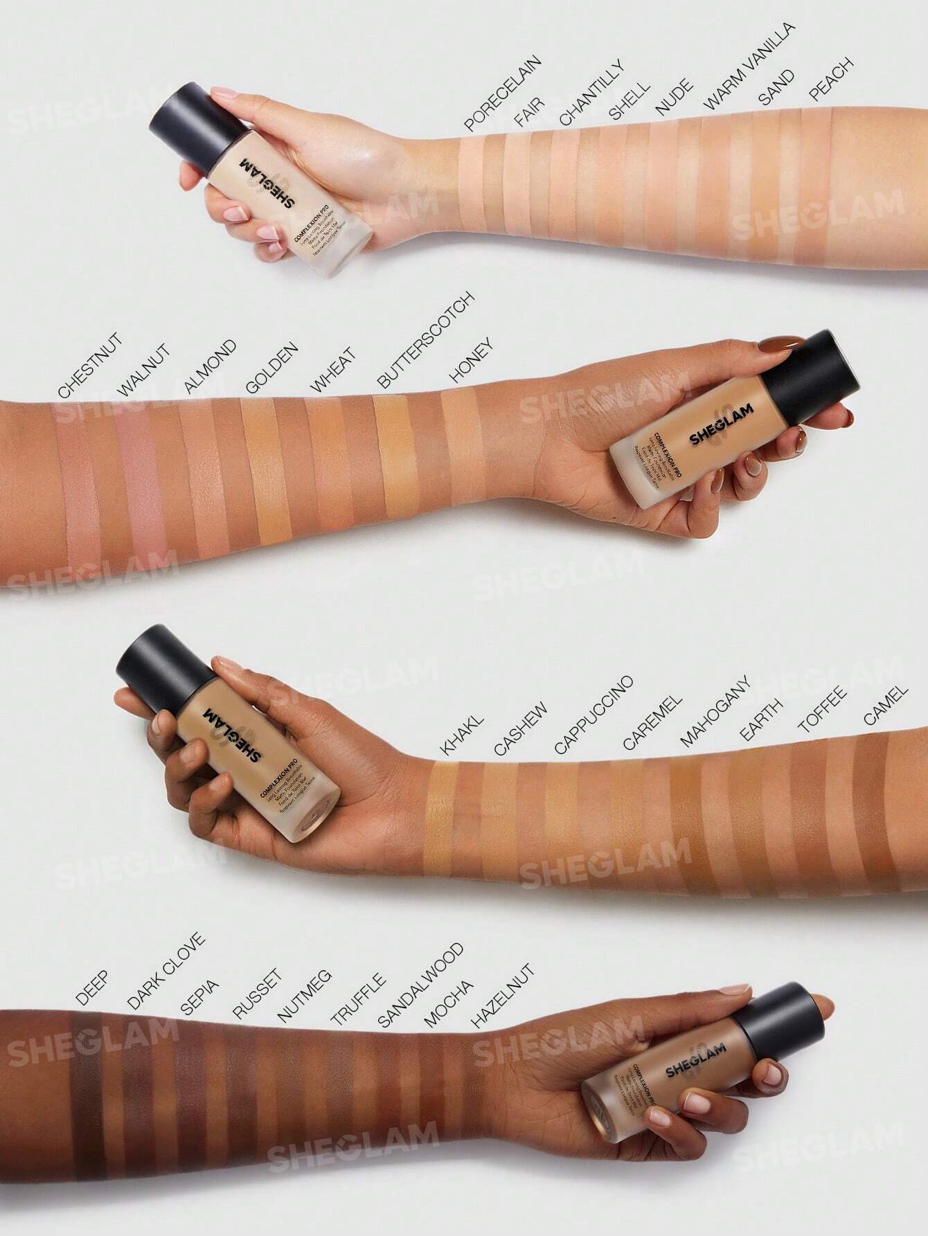 SHEGLAM Complexion Pro Long Lasting Breathable Matte Foundation-Golden