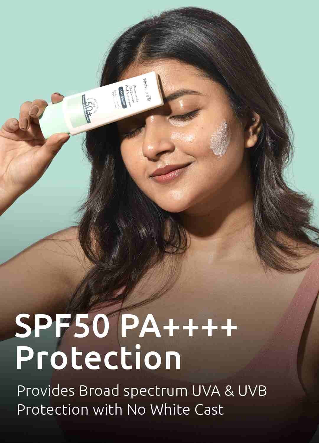 WishCare Niacinamide Oil Balance Fluid Sunscreen SPF50 PA++++ (50g)