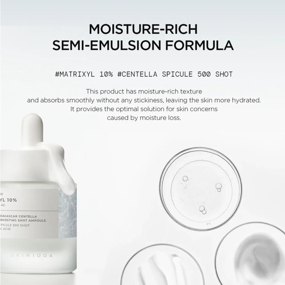 SKIN1004 Madagascar Centella Matrixyl 10% Boosting Shot Ampoule (30ml)