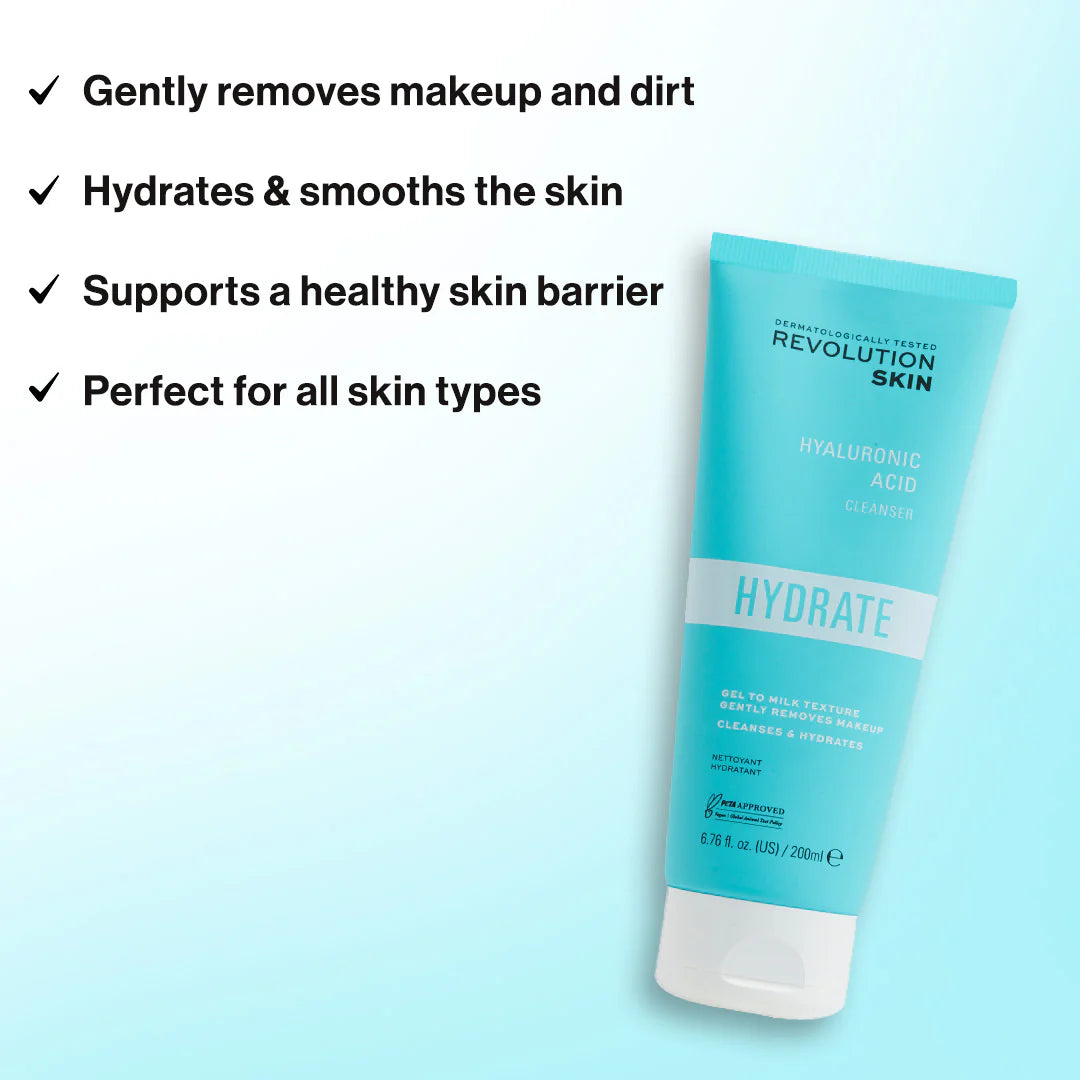 Revolution Skincare Hyaluronic Acid Cleanser (200ml)