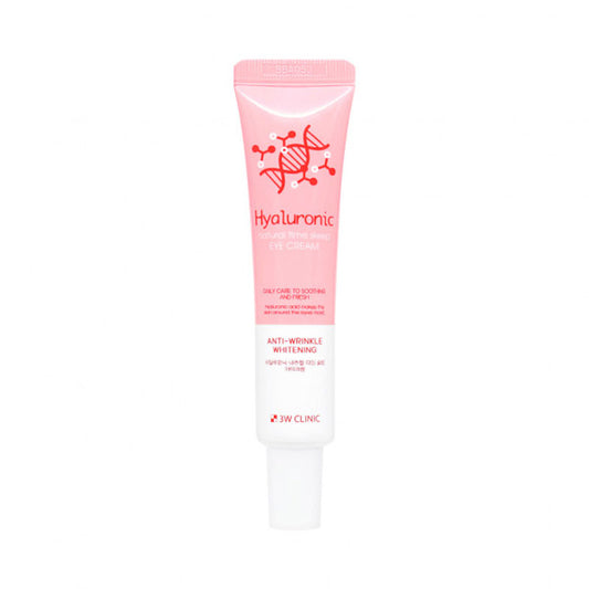 3W Clinic Hyaluronic Natural Time Sleep Eye Cream