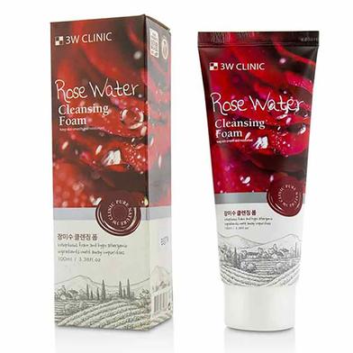 3W Clinic Rose Cleansing Foam (100ml)