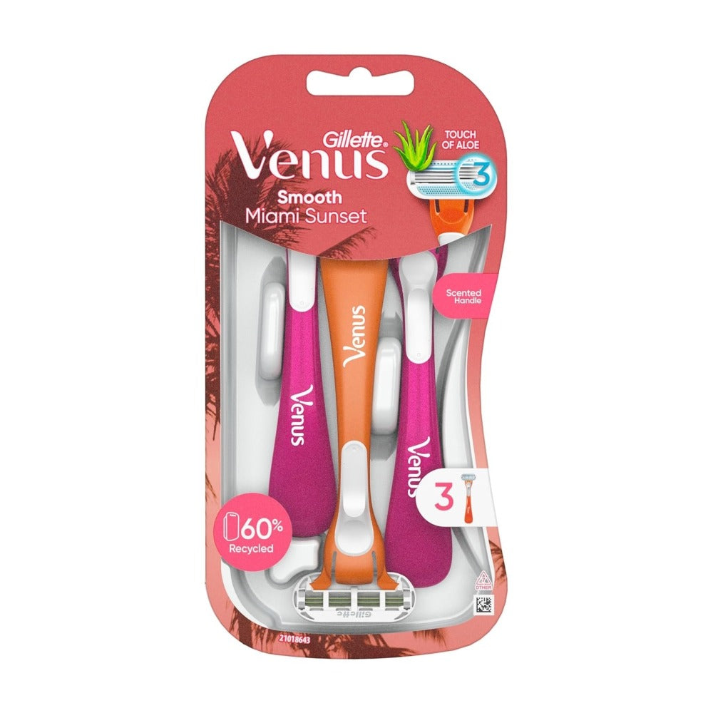 Gillette Venus Miami Women's Razors 3pcs