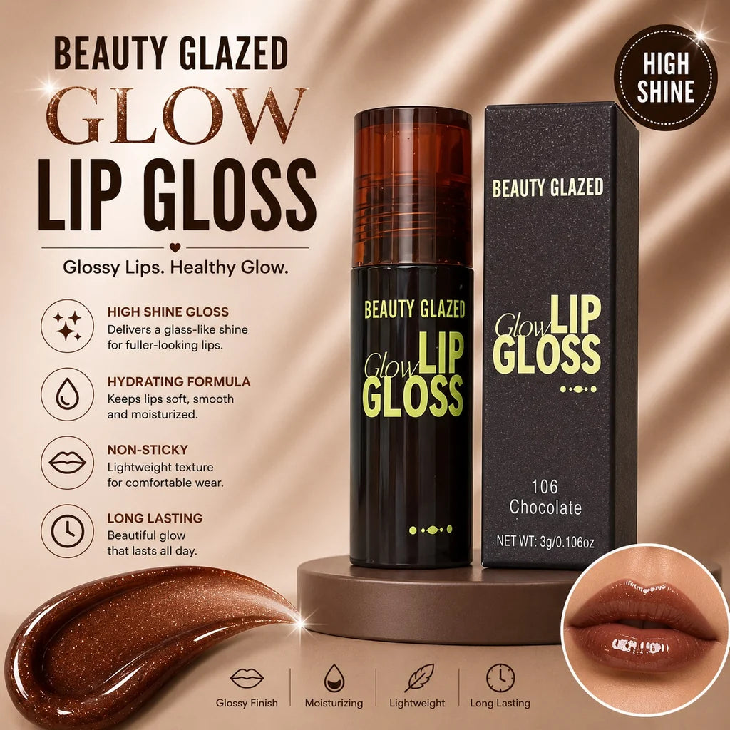 Beauty Glazed Glow Lip Gloss - 106 Chocolate