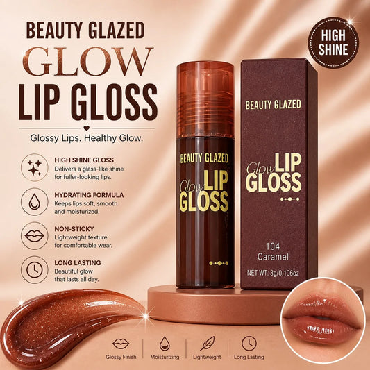 Beauty Glazed Glow Lip Gloss - 104 Caramel