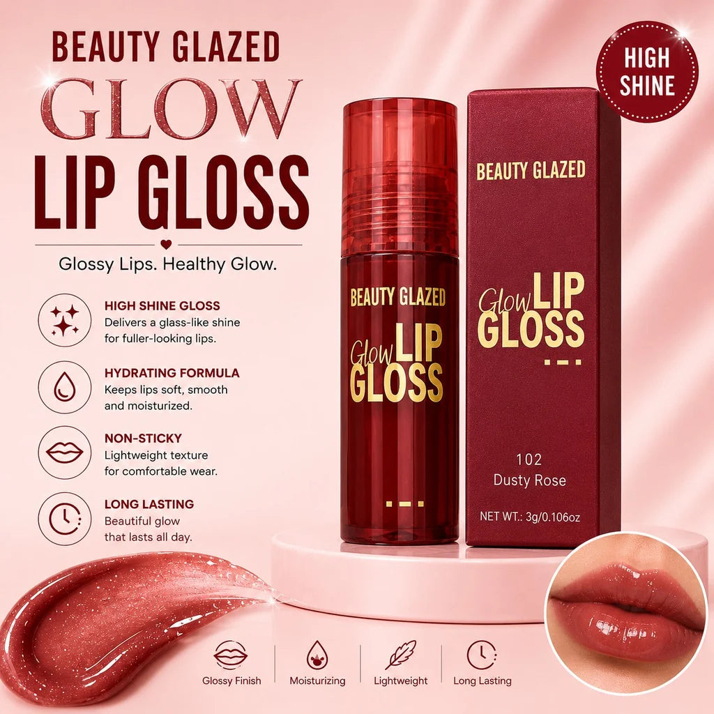 Beauty Glazed Glow Lip Gloss - 102 Dusty Rose