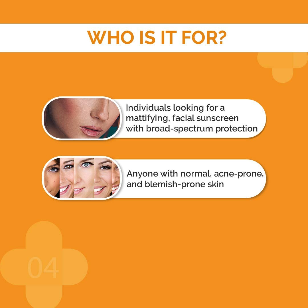 The Derma Co Ultra Matte Sunscreen Gel SPF 60 P+++ (50g)