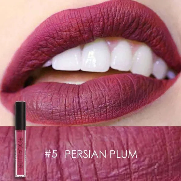 FA24 – Focallure Waterproof Matte Liquid Lipstick Shade 05 Persian Plum