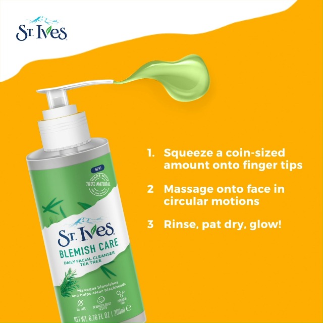 St. Ives Blemish Care Tea Tree Face Wash (200ml)